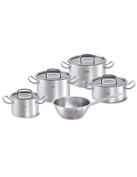 FISSLER ORIGINAL PRO-COLLECTION ( 084-126-05-001/0 ) 5-dijelni set inox posuđa sa staklenim poklopcima
