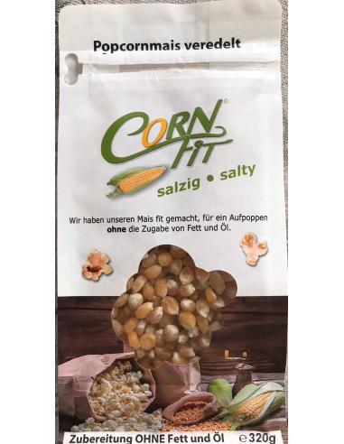 CORN FIT slane kokice, pakiranje 320 grama, za cca 10 puta