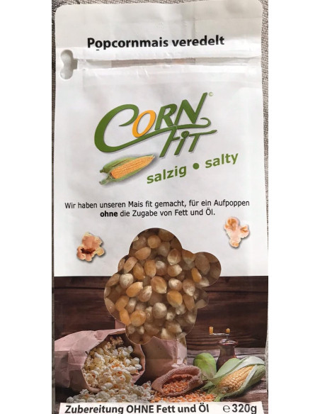 CORN FIT slane kokice, pakiranje 320 grama, za cca 10 puta