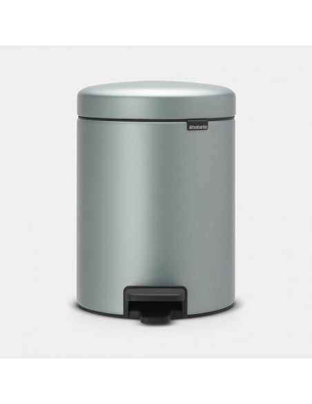 BRABANTIA 112942 Pedal Bin Newicon, 5 litara, kanta za otpad, metallic mint