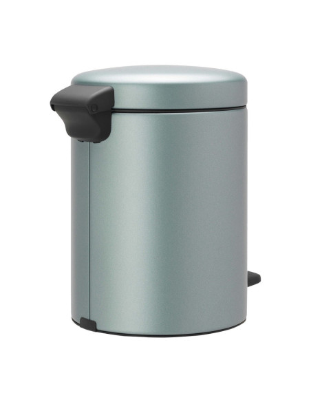 BRABANTIA 112942 Pedal Bin Newicon, 5 litara, kanta za otpad, metallic mint