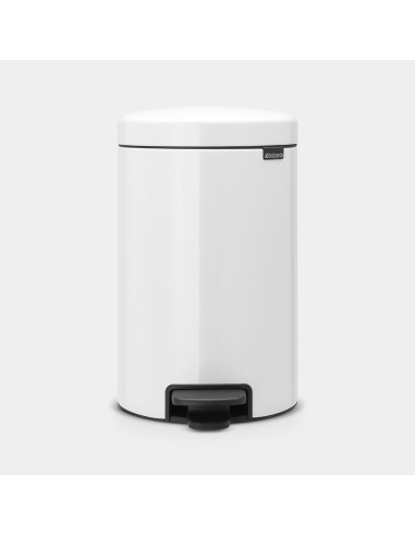 BRABANTIA 111969 Pedal Bin Newicon, 12 litara, kanta za otpad, bijela