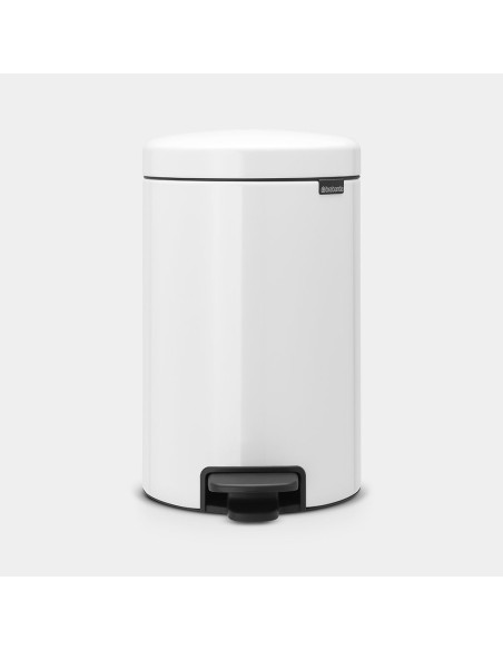 BRABANTIA 111969 Pedal Bin Newicon, 12 litara, kanta za otpad, bijela