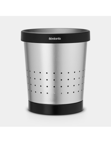 BRABANTIA 364303 Waste Paper Bin, 5 litara, kanta za papir, matt steel