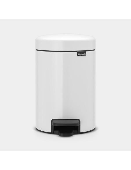 BRABANTIA 112126 Pedal Bin Newicon, 3 litre, kanta za otpad, bijela