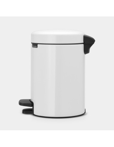 BRABANTIA 112126 Pedal Bin Newicon, 3 litre, kanta za otpad, bijela