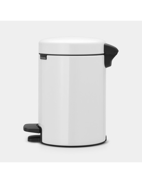 BRABANTIA 112126 Pedal Bin Newicon, 3 litre, kanta za otpad, bijela