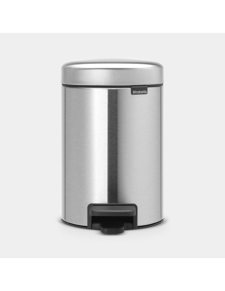 BRABANTIA 112164 Pedal Bin Newicon, 3 litre, kanta za otpad, matt steel fingerprint proof