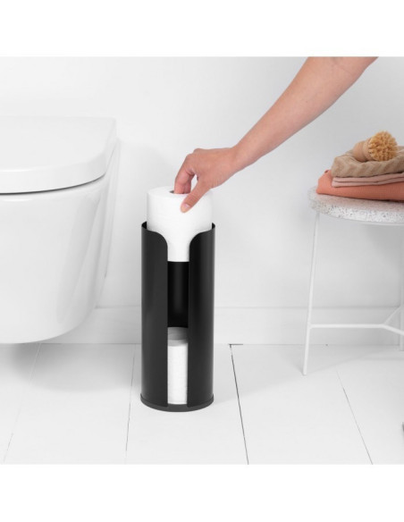 BRABANTIA trodijelni set za wc , četka, držač papira i stalak za 3 role papira