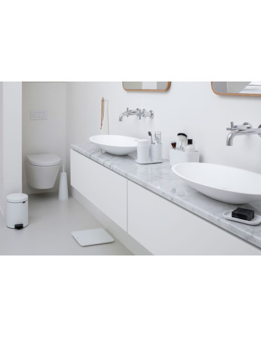 BRABANTIA trodijelni set za wc , četka, držač papira i stalak za 3 role papira