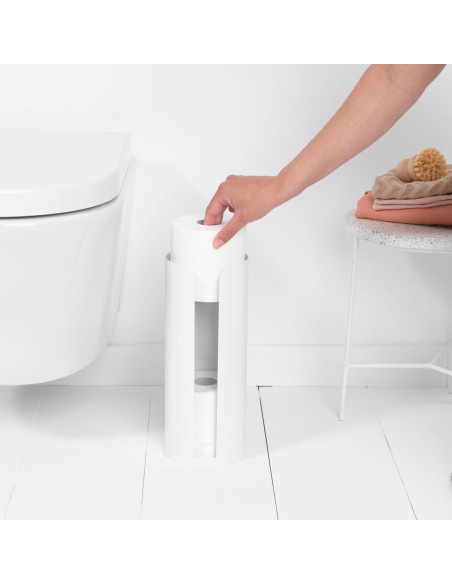 BRABANTIA trodijelni set za wc , četka, držač papira i stalak za 3 role papira