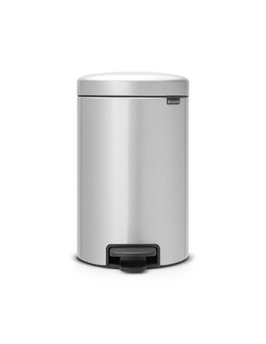 BRABANTIA 113680 Pedal Bin Newicon, 12 litara, kanta za otpad, metallic siva