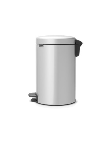 BRABANTIA 113680 Pedal Bin Newicon, 12 litara, kanta za otpad, metallic siva