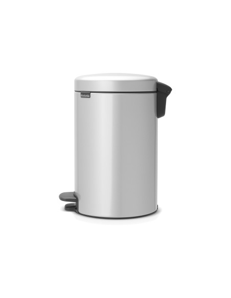 BRABANTIA 113680 Pedal Bin Newicon, 12 litara, kanta za otpad, metallic siva