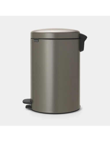 BRABANTIA 114045  Pedal Bin Newicon, 20 litara, kanta za otpad, platinum