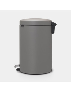 BRABANTIA 119163  Pedal Bin Newicon, 20 litara, kanta za otpad, mineral concrete siva 2