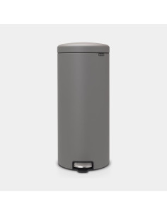 BRABANTIA 119187 Pedal Bin Newicon, 30 litara, kanta za otpad, mineral concrete siva
