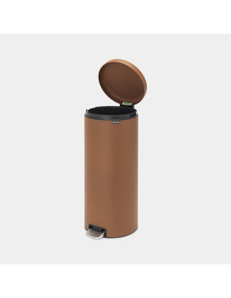 BRABANTIA 304569 Pedal Bin Newicon, 30 litara, kanta za otpad, mineral cinnamon
