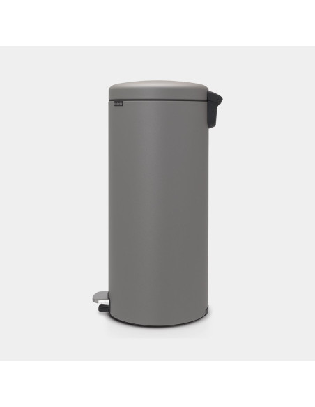 BRABANTIA 119187 Pedal Bin Newicon, 30 litara, kanta za otpad, mineral concrete siva