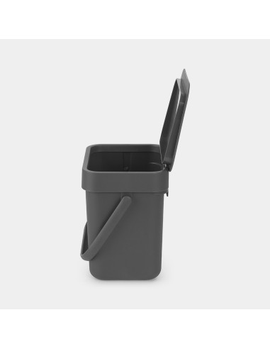 BRABANTIA 209888 Sort & Go kanta za otpad, 3 litre, siva