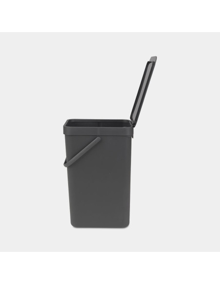BRABANTIA 109966 Sort & Go kanta za otpad, 16 litara, siva