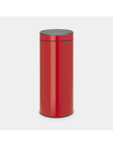 BRABANTIA 115189 Touch Bin New, 30 litara, kanta za otpad, passion crvena
