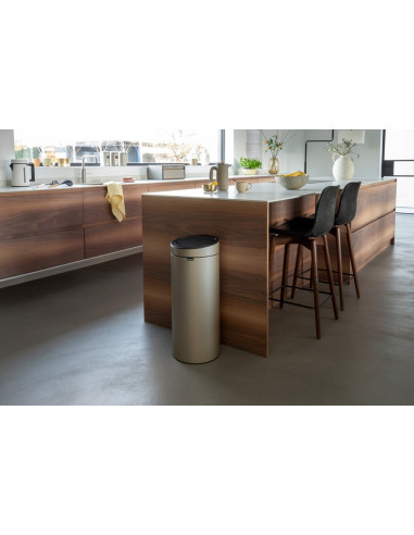 BRABANTIA 304507 Touch Bin New, 30 litara, kanta za otpad, metallic zlatna