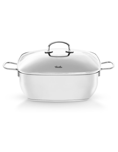 FISSLER 001-500-28-000/0 Secural pekač inox sa staklenim poklopcem, 28 cm , i za INDUKCIJU