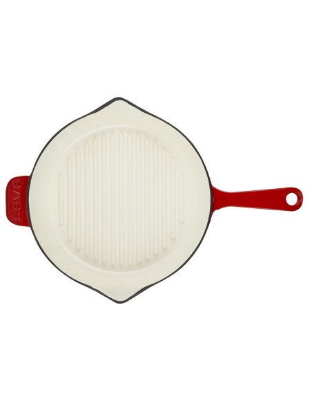 LAVA LV ECO Y GT 28 SB R,okrugla grill tava od gusa, 28 cm,crvena ,L366587