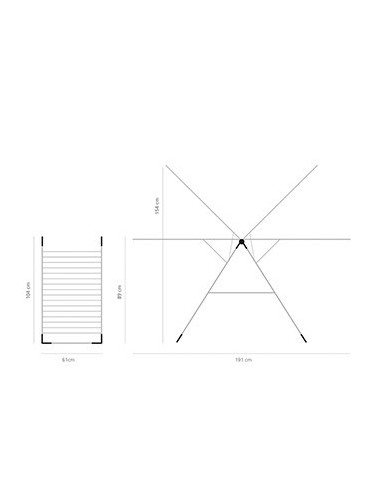 BRABANTIA 350184 sušilo za rublje Drying Rack, max 20 m rublja