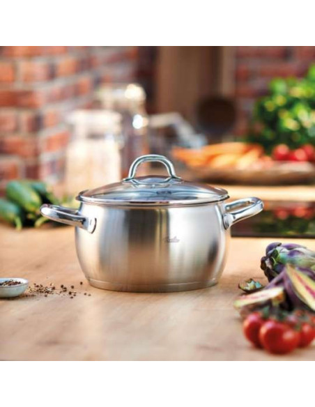 FISSLER VALEA 4-dijelni set inox posuđa, stakleni poklopci, i za INDUKCIJU ( 033-115-04-000/0 )
