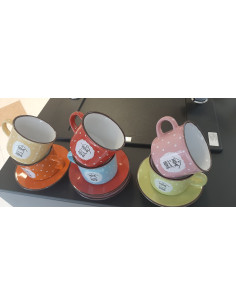 ALPEKS HOME garnitura šalica 6/1 u bojama