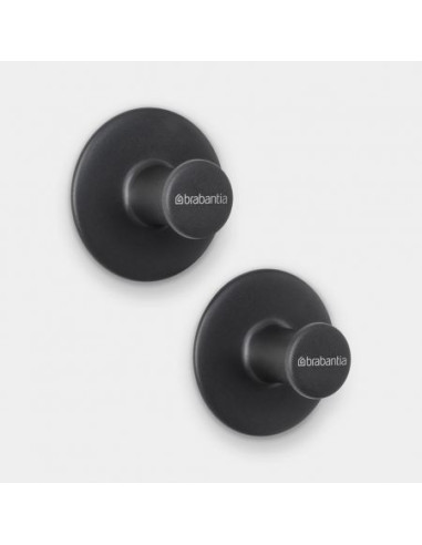 BRABANTIA 280320 držači za ručnike, 2 komada, tamno sivi