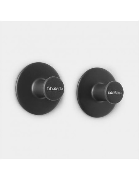 BRABANTIA 280320 držači za ručnike, 2 komada, tamno sivi
