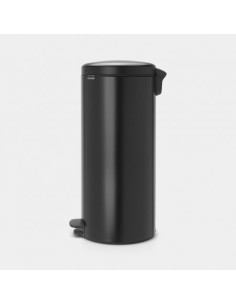 BRABANTIA 114540 Pedal Bin Newicon, 30 litara, kanta za otpad, matt crna