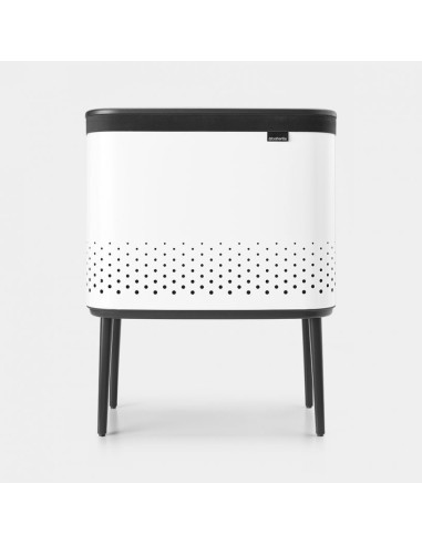 BRABANTIA 200502 Bo Laundry Bin, posuda za prljavo rublje, 60 litara, bijela