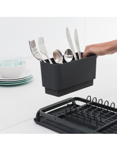 BRABANTIA 117268 podložak za odlaganje posuđa, tamno sivi