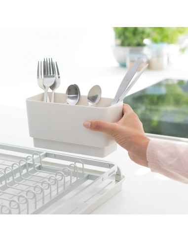 BRABANTIA 117282 podložak za odlaganje posuđa, svijetlo sivi