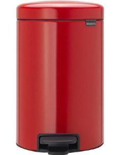 BRABANTIA 112003 Pedal Bin Newicon, 12 litara, kanta za otpad, passion crvena