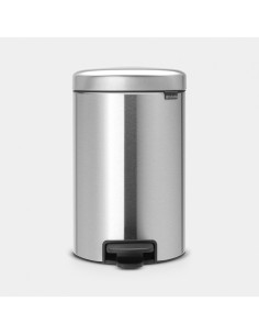 BRABANTIA 113604 Pedal Bin Newicon, 12 litara, kanta za otpad, matt steel