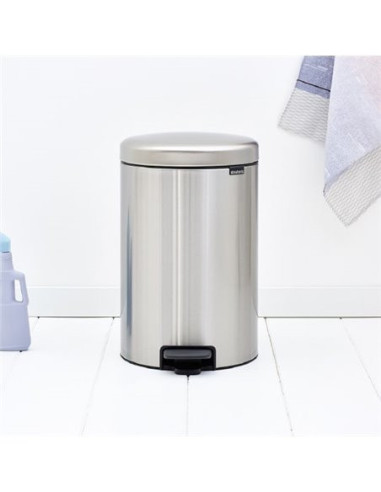BRABANTIA 114021  Pedal Bin Newicon, 20 litara, kanta za otpad, matt steel
