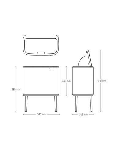 BRABANTIA kante za otpad ponuda u Saturo doo