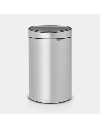 BRABANTIA 114922 Touch Bin New, 40 litara, kanta za otpad, metallic siva