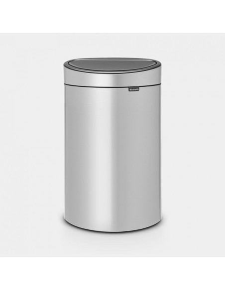 BRABANTIA 114922 Touch Bin New, 40 litara, kanta za otpad, metallic siva