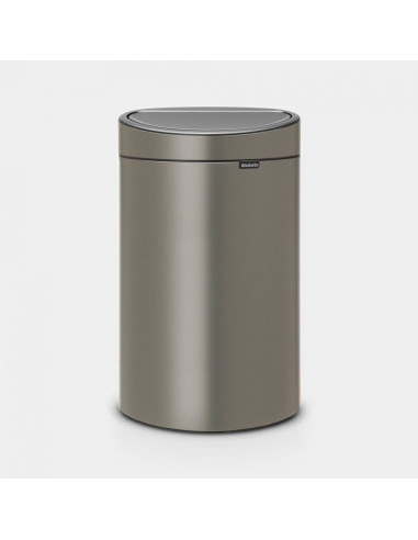 BRABANTIA 114908 Touch Bin New, 40 litara, kanta za otpad, platinum