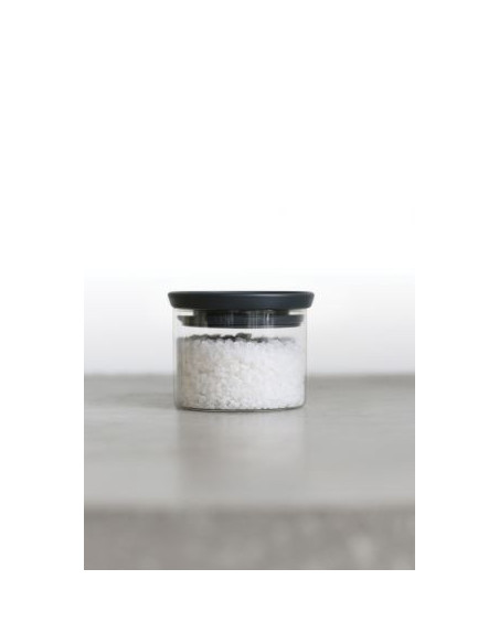 BRABANTIA 298301 staklena okrugla posuda sa sivim poklopcem 0.3 litara BRABANTIA 298301 staklena okrugla posuda sa sivim poklopcem 0.3 litara