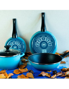 METALAC GRANIT INDUCTION, tava za palačinke, promjer 25 cm, plava 2
