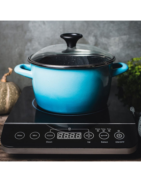 METALAC GRANIT INDUCTION, posuda duboka, 20 cm, 3.4 litre, plava METALAC GRANIT INDUCTION, posuda duboka, 20 cm, 3.4 litre, plava