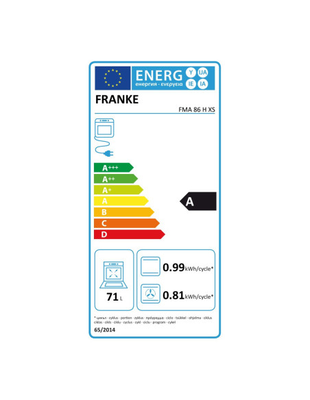 Maris FMA 86 H XS 116.0606.097 -- ugradbena pećnica