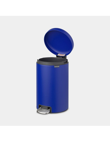 BRABANTIA 206863 Pedal Bin Newicon, 12 litara, kanta za otpad, mineral powerful blue